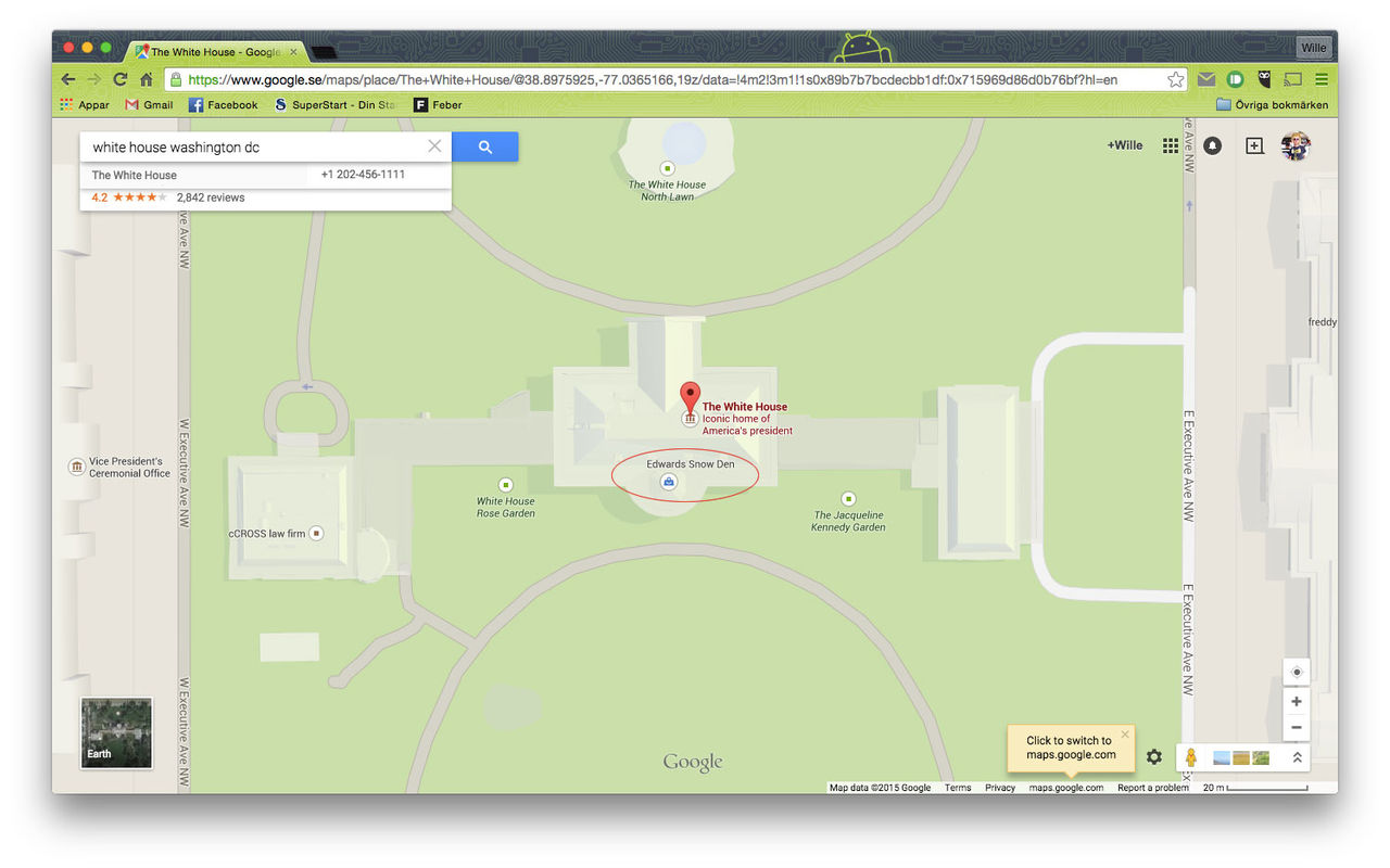 Edward Snowden har flyttat in i Vita Huset