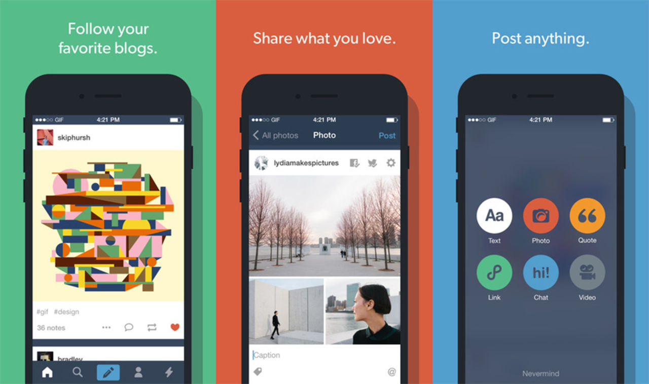 iOS-versionen av Tumblr uppdateras med ny ikon och widget