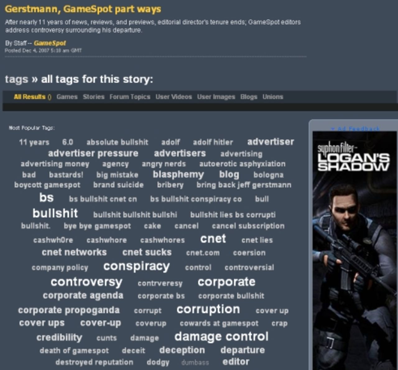 Gamespot om Gerstmann-Gate