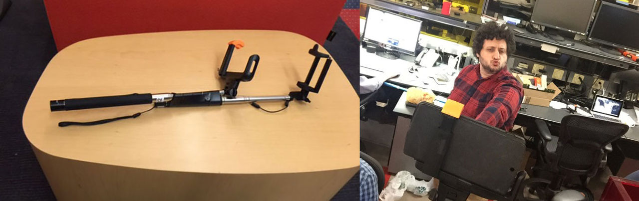 Narcisickstick - en selfiestick med en selfiestick