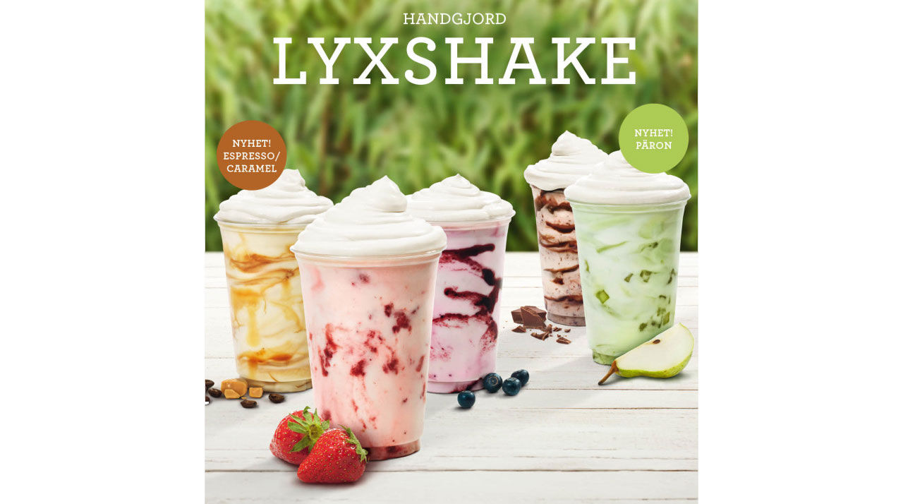 Två nya lyxshakes på Max