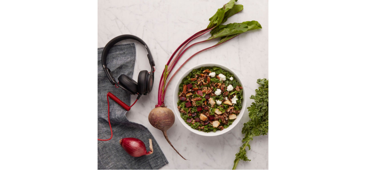 Kendrick Lamar skämtar till det med sallad