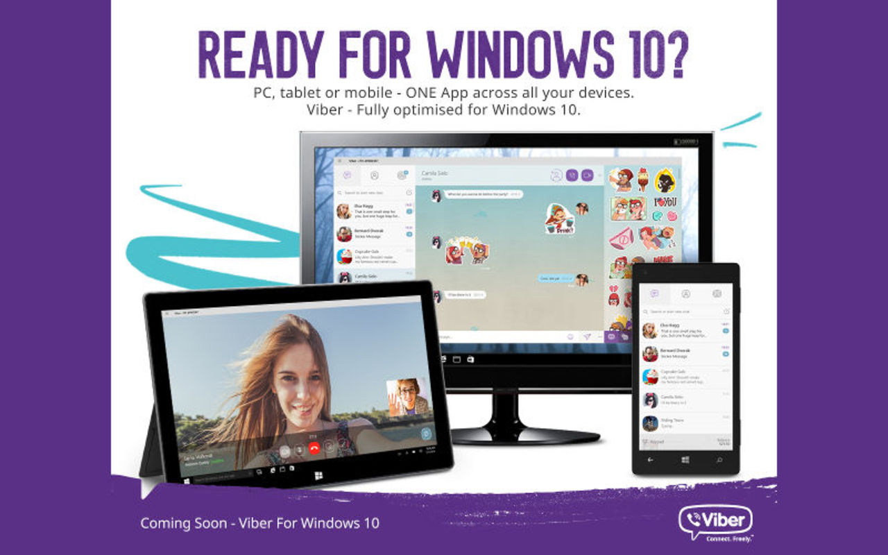 Viber visar upp app anpassad för Windows 10