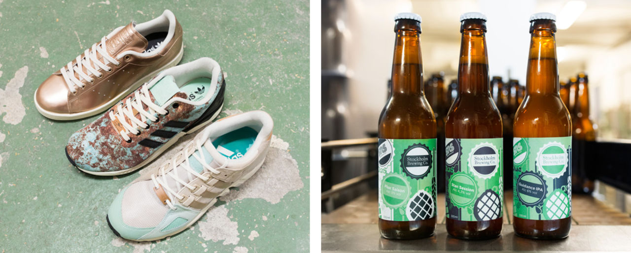 Skor inspirerade av öl