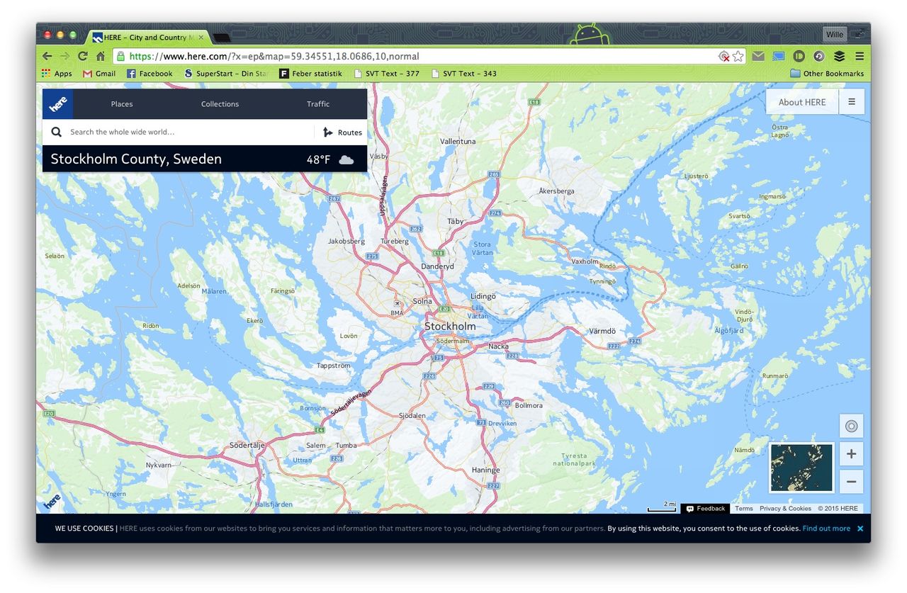 Uber vill också köpa Nokia HERE