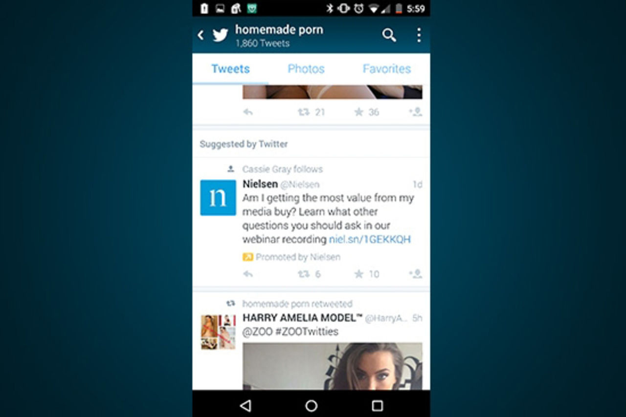 Twitter har porrproblem