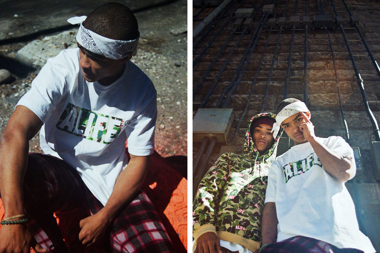 Alife och Bape samarbetar