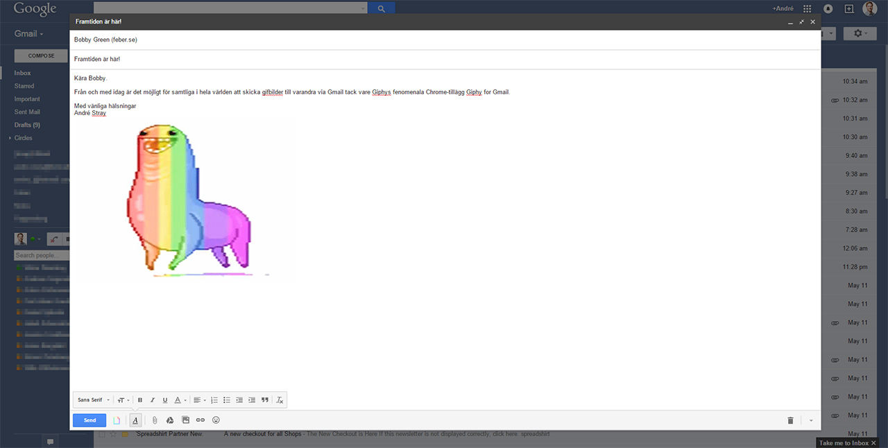 Giphy har släppt Chrome-tillägg