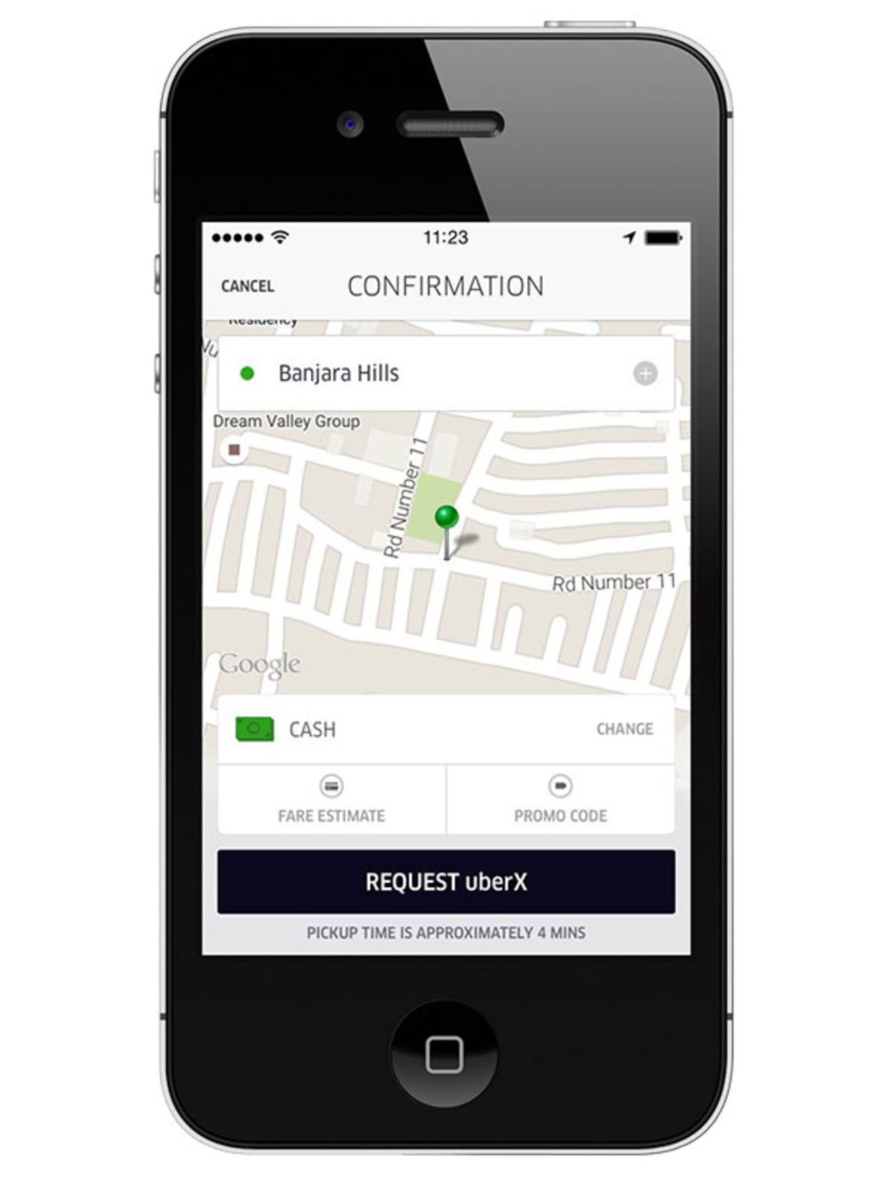 Uber börjar ta betalt i kontanter
