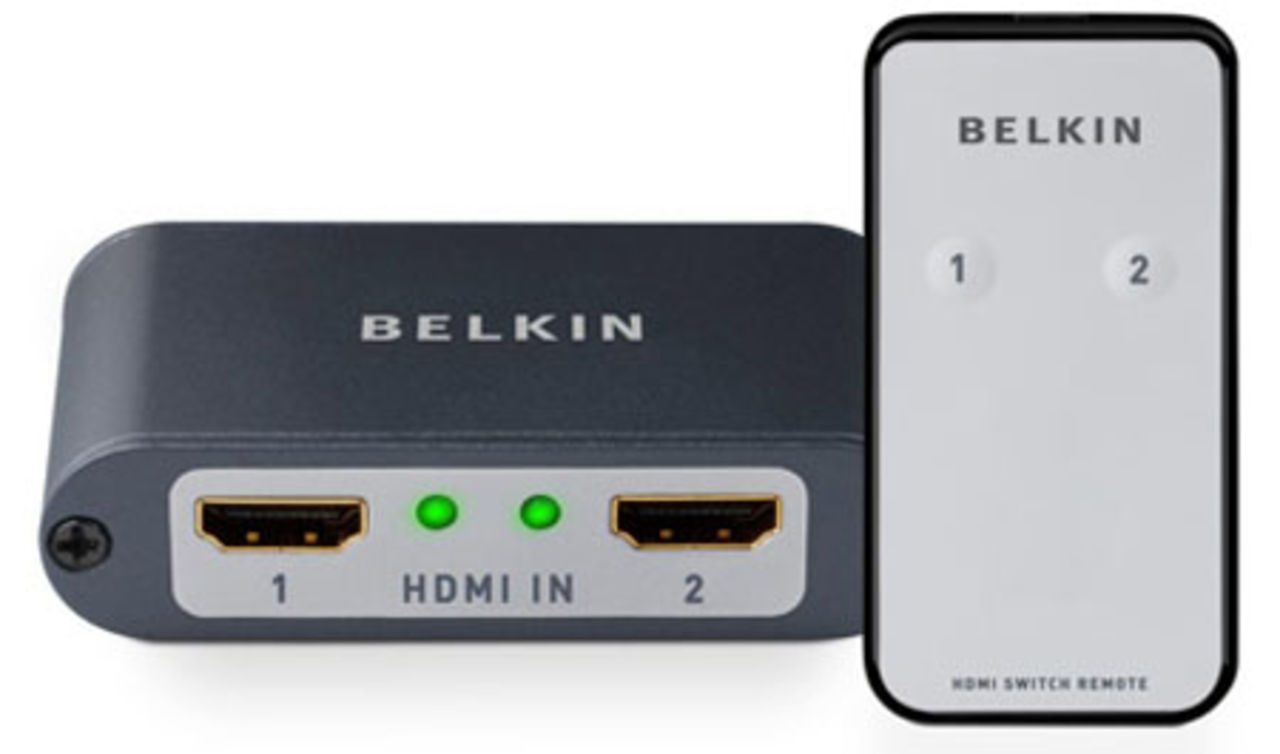 HDMI-switch med fjärrkontroll från Belkin