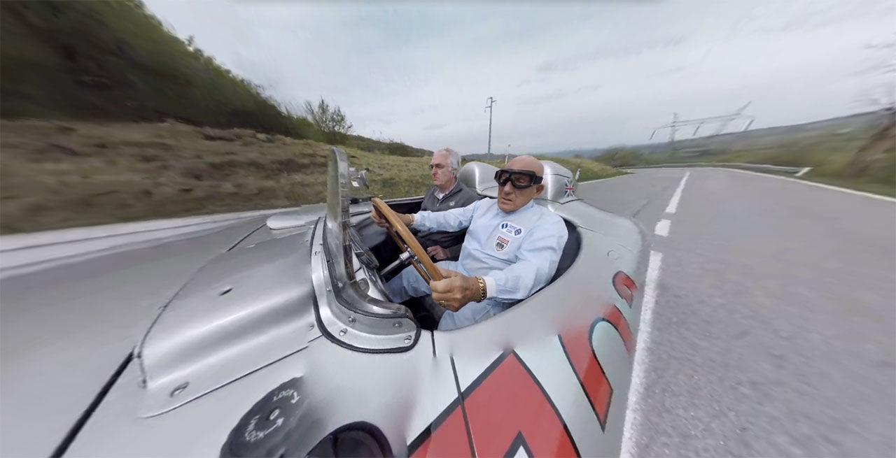 Häng med Stirling Moss på Mille Miglia