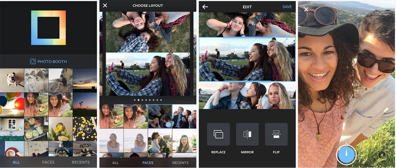 Kollageappen Layout ute nu till Android