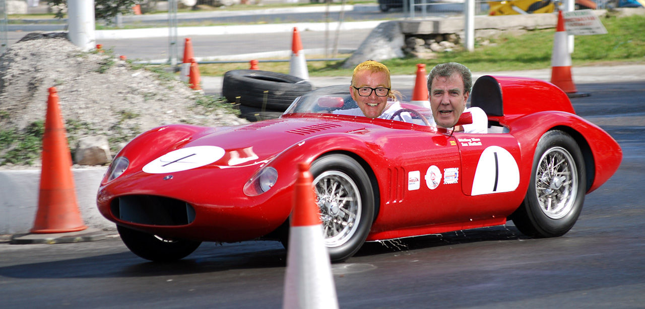 Jeremy Clarkson intervjuas av Chris Evans