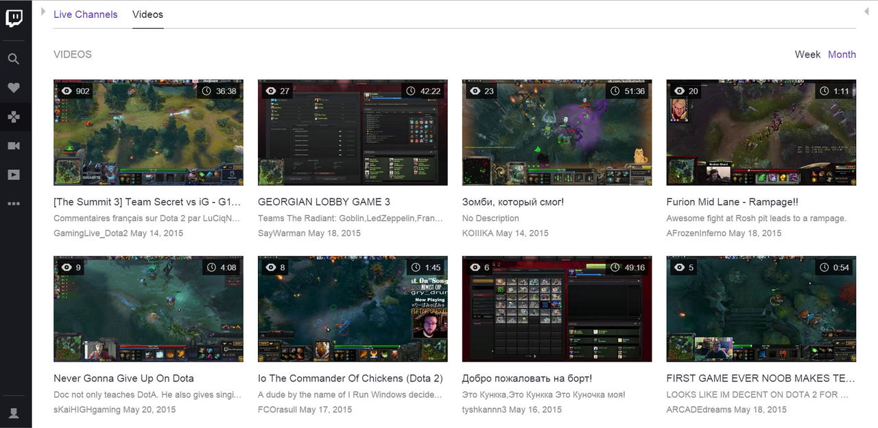 Twitch lanserar Video on Demand i mobilen