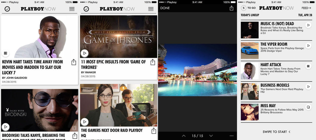 Playboy släpper nyhetsappen Playboy Now