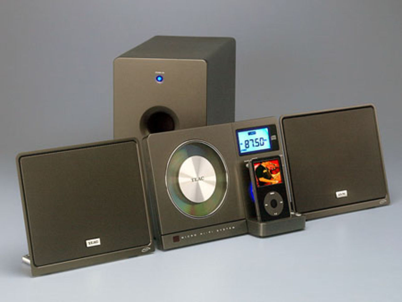 En iPod-docka med CD-spelare från TEAC