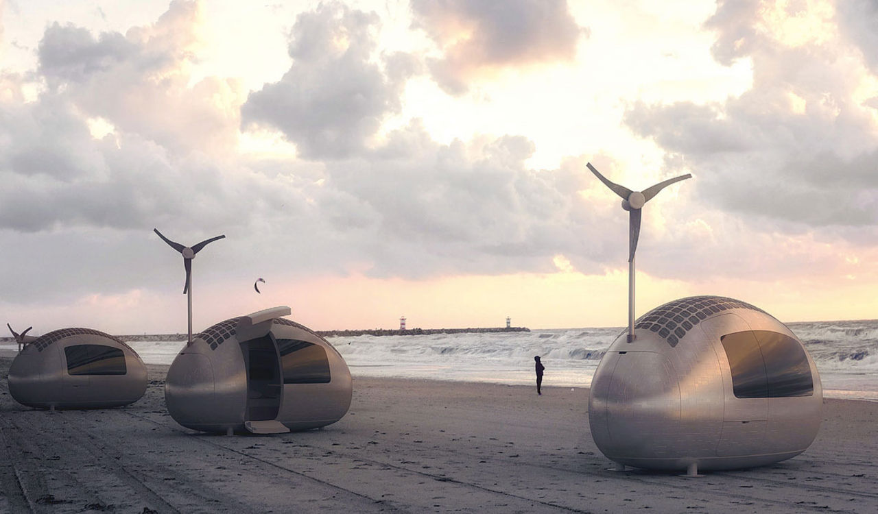 Ecocapsule är ett äggformat hus