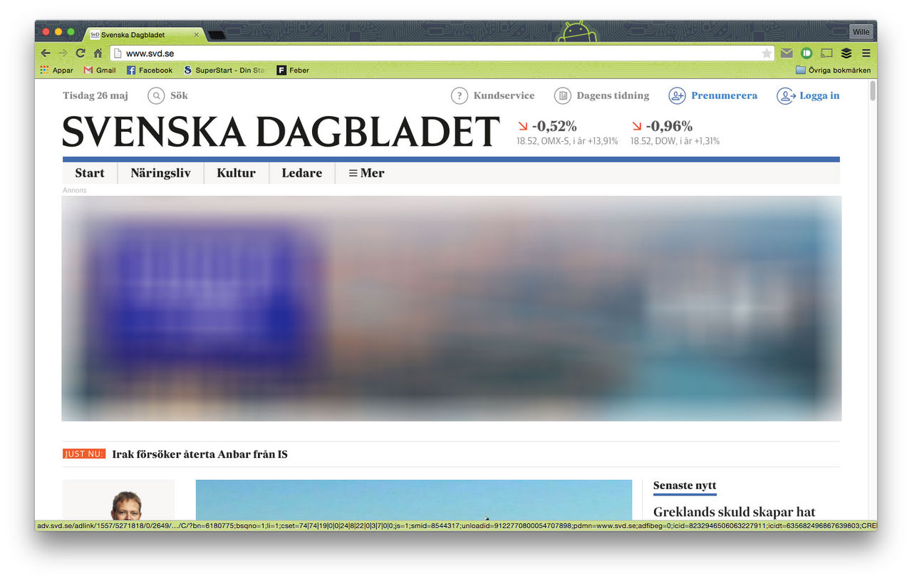 Ny design på SvD.se