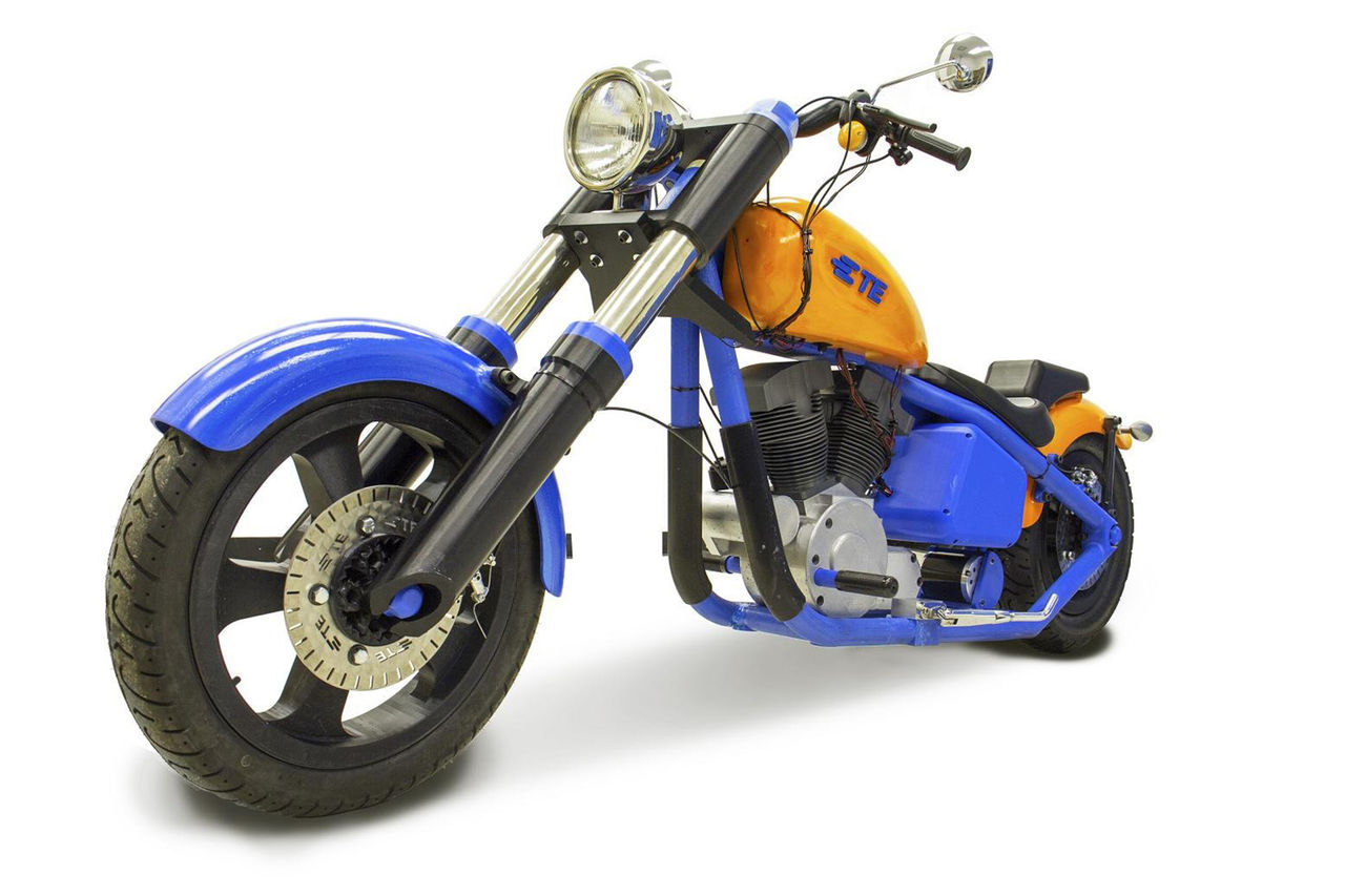 Harley-Davidson utskriven med 3D-skrivare