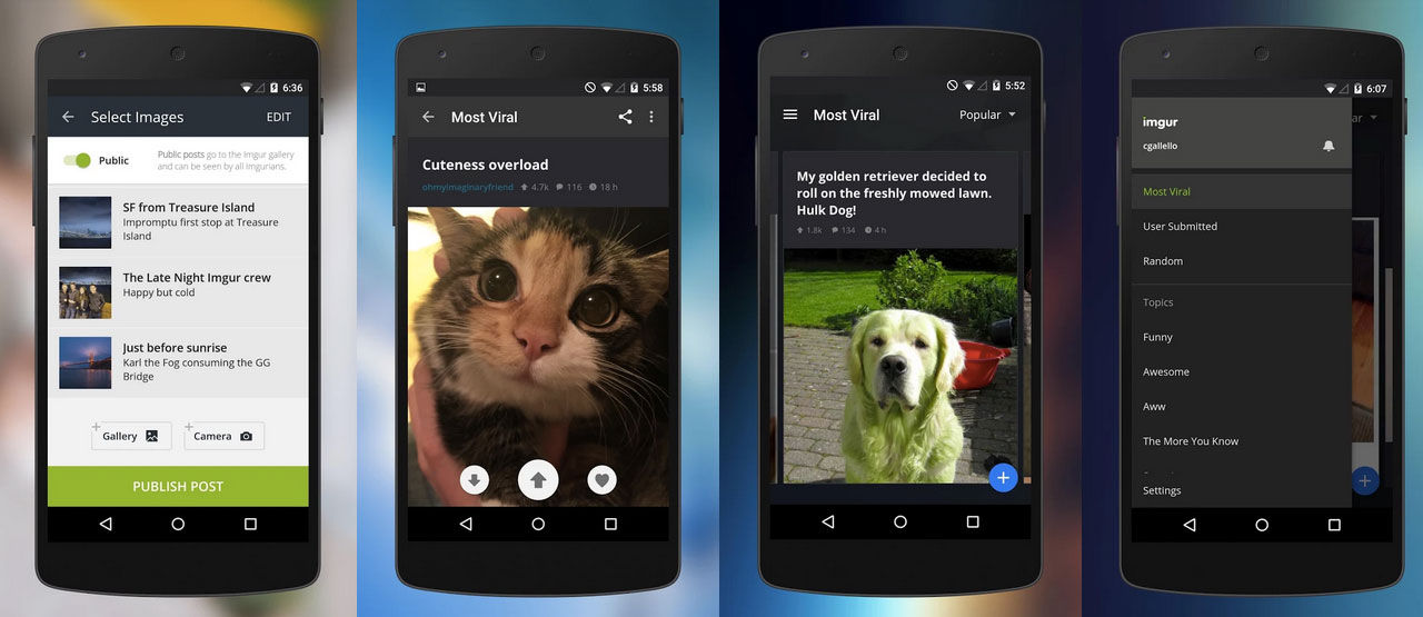 Imgur släpper app till Android