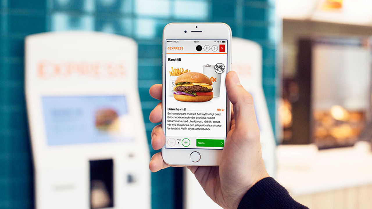 Beställ och betala burgaren via mobilen på Max