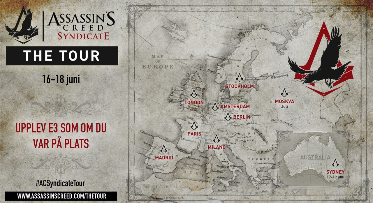 Assassin's Creed: Syndicate kommer till Stockholm