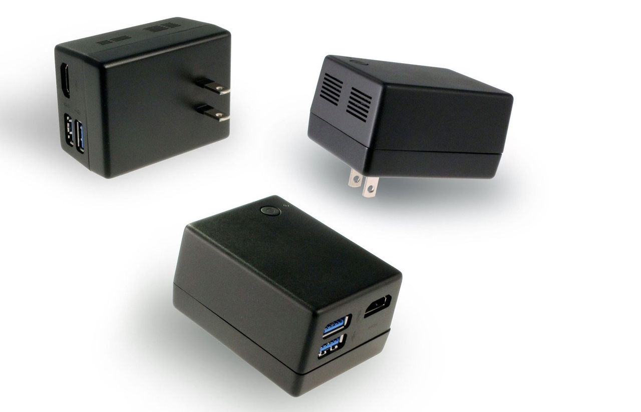 Windows 10-dator ser ut som en strömadapter