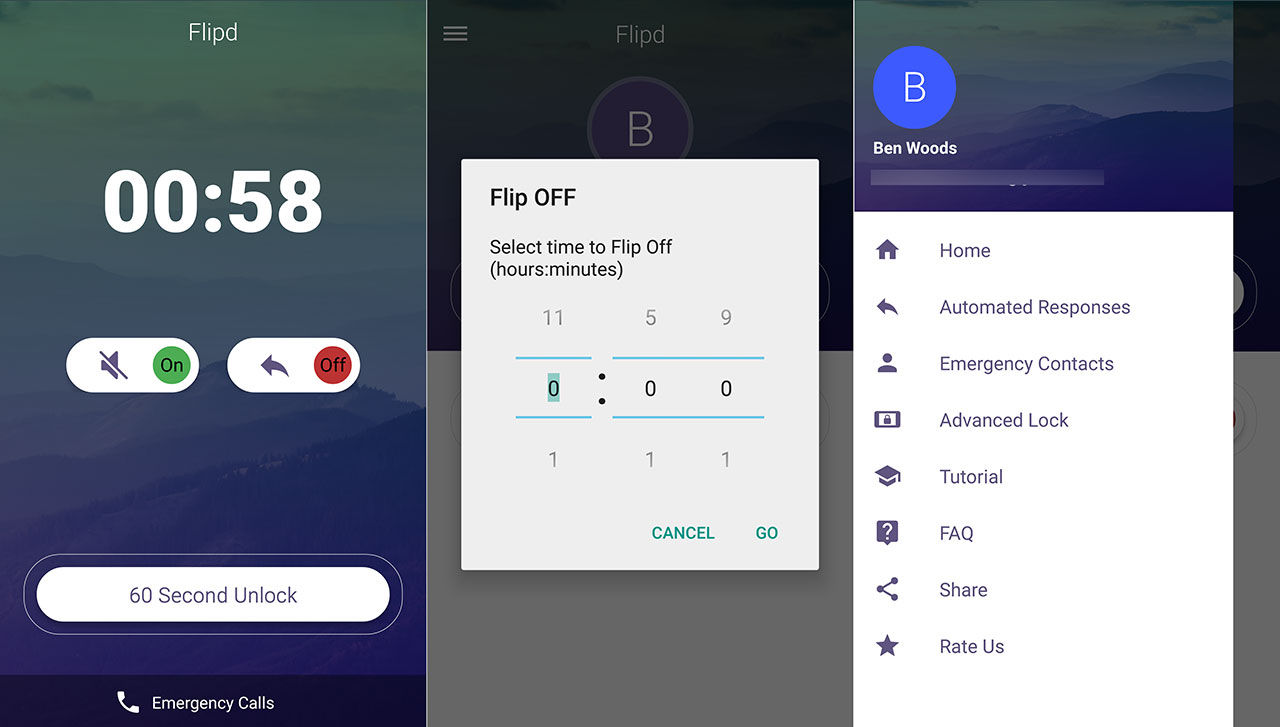 Flipd låser ute dig från din telefon