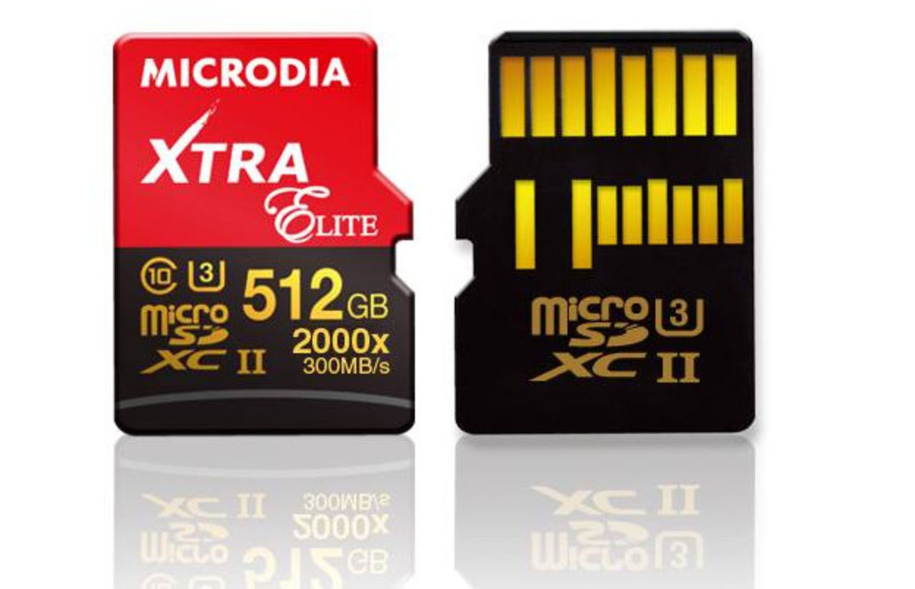 Microdia släpper världens första microSD med 512GB