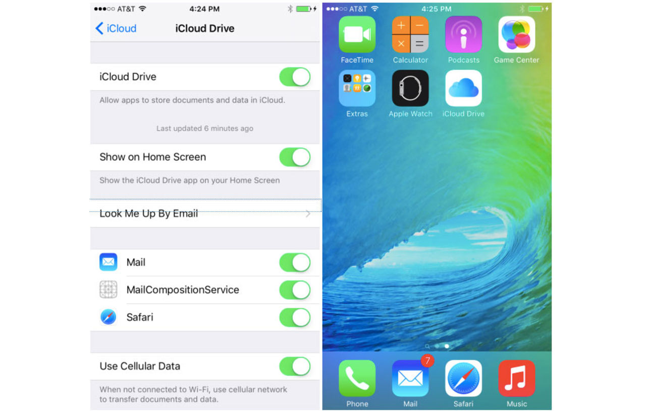 iOS 9 har en iCloud-app