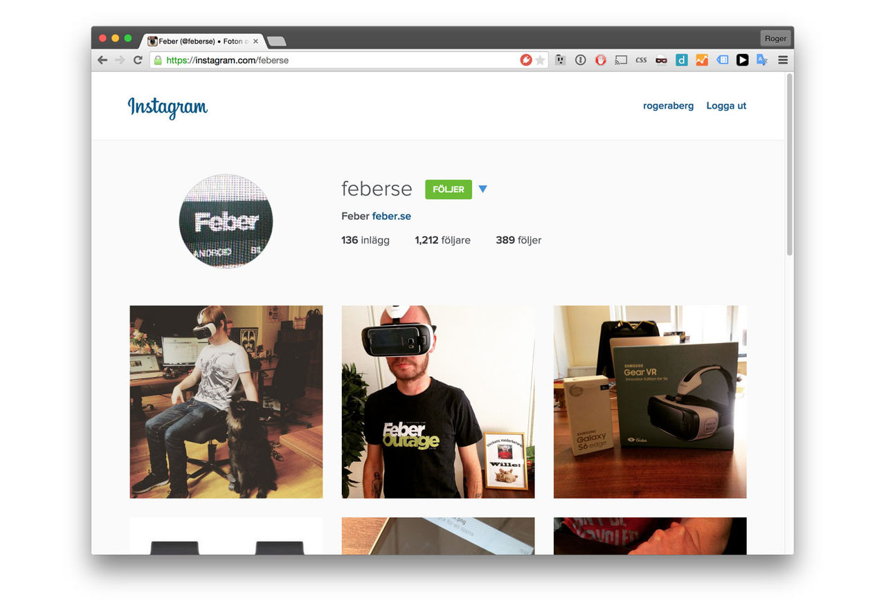 Instagram leker med ny design