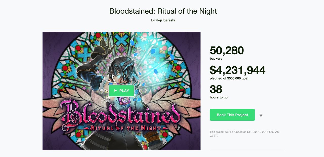 Bloodstained: Ritual of the Night slår rekord