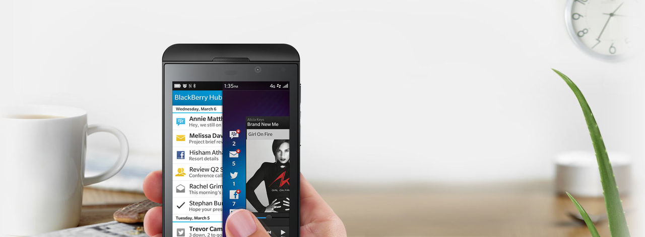 Blackberry jobbar på Android-lur?