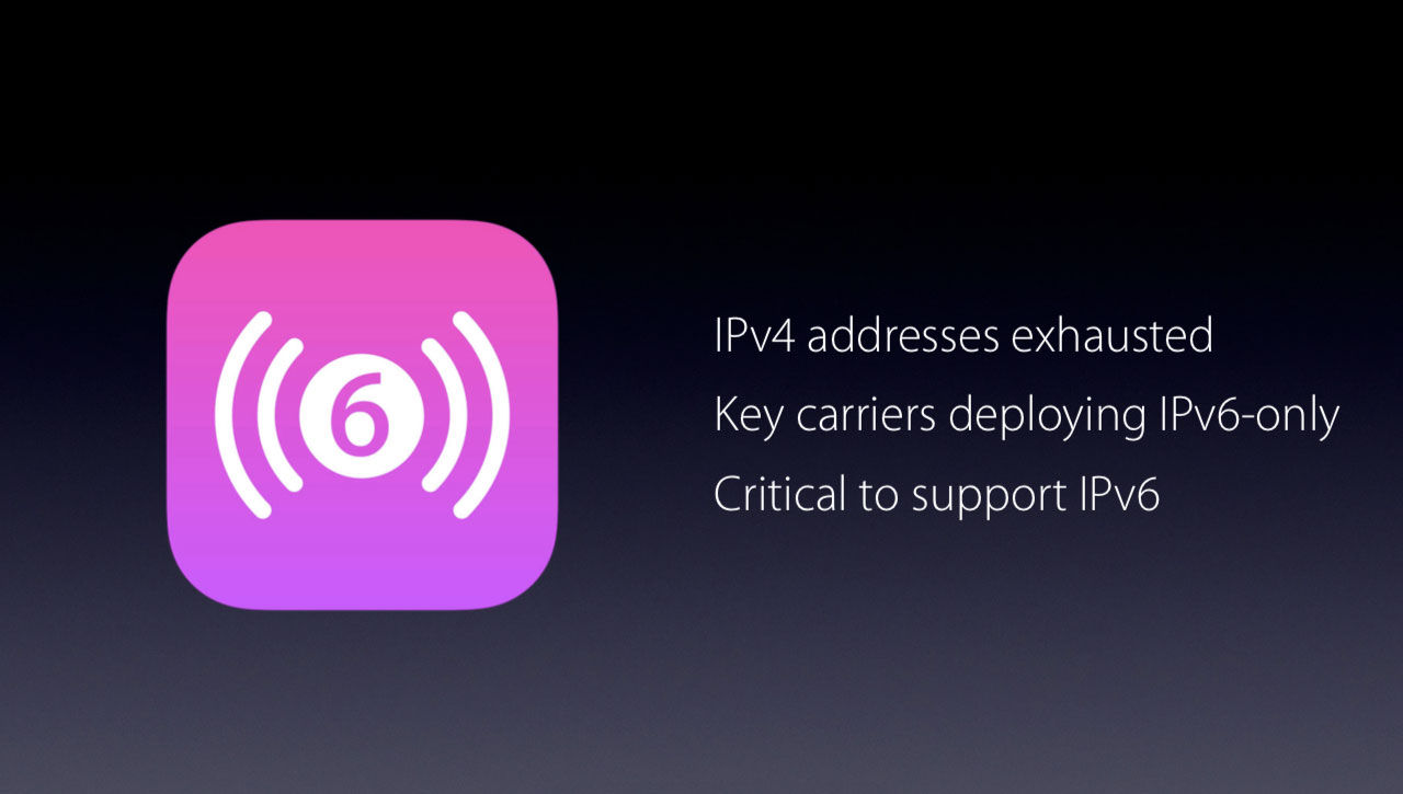 Stöd för IPv6 ett krav för alla appar i iOS 9