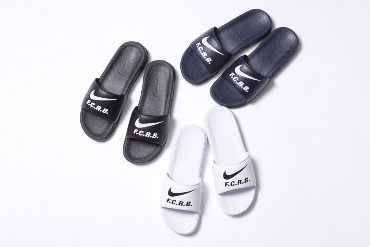 Simpla sandaler från Nike och F.C.R.B.