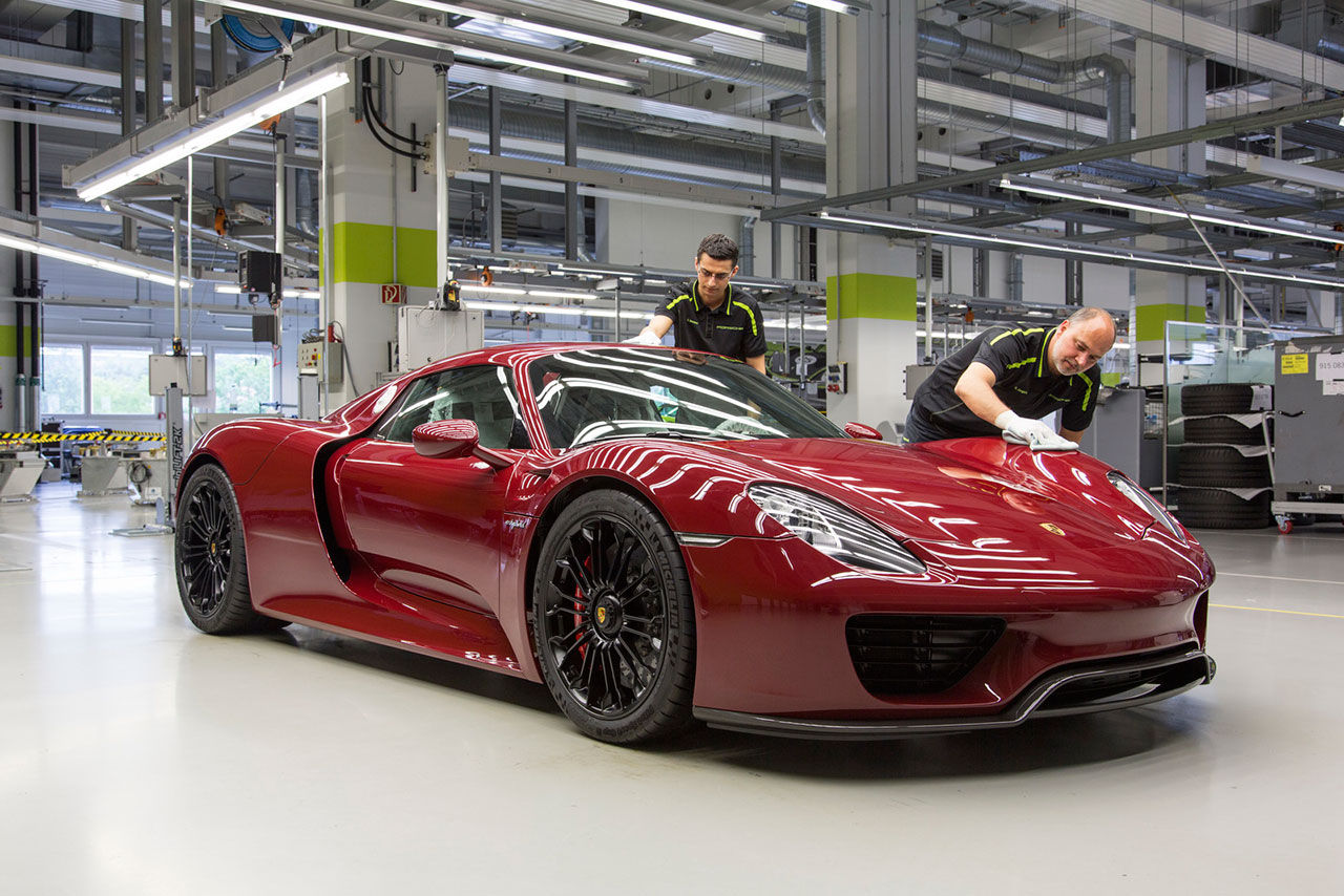 Produktionen av Porsche 918 Spyder är över