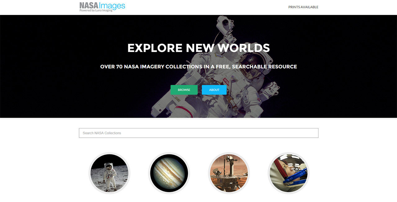 NASA lanserar bildgalleri