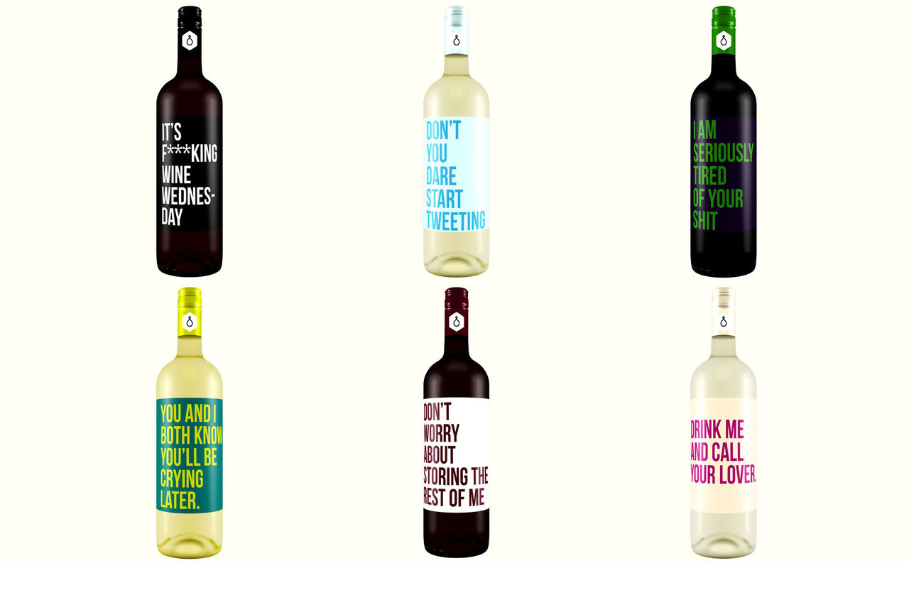 Om vinflaskor var ärliga