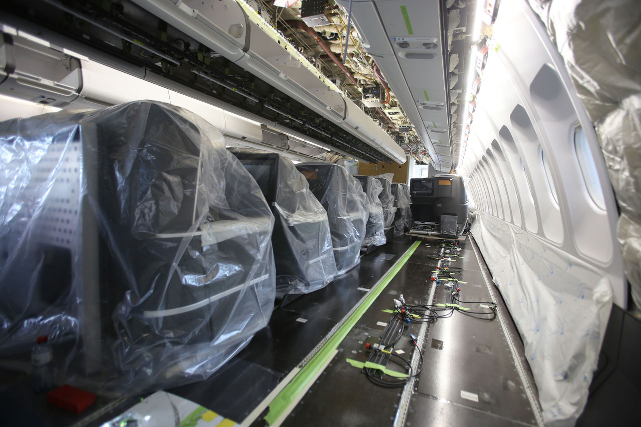 Kika in när SAS bygger om sina kabiner