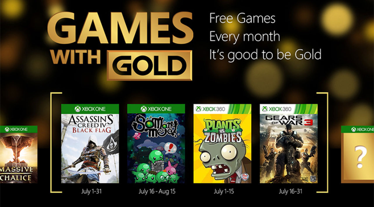 Nästa månads Games with Gold-erbjudande