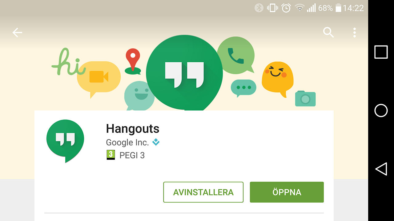 Google Hangouts har nu installerats 1 miljard gånger
