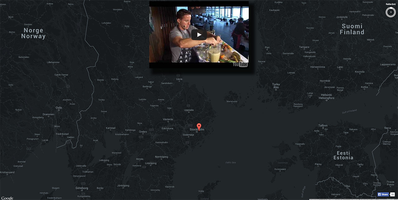 Youtube Map Explorer låter dig hitta videor med karta