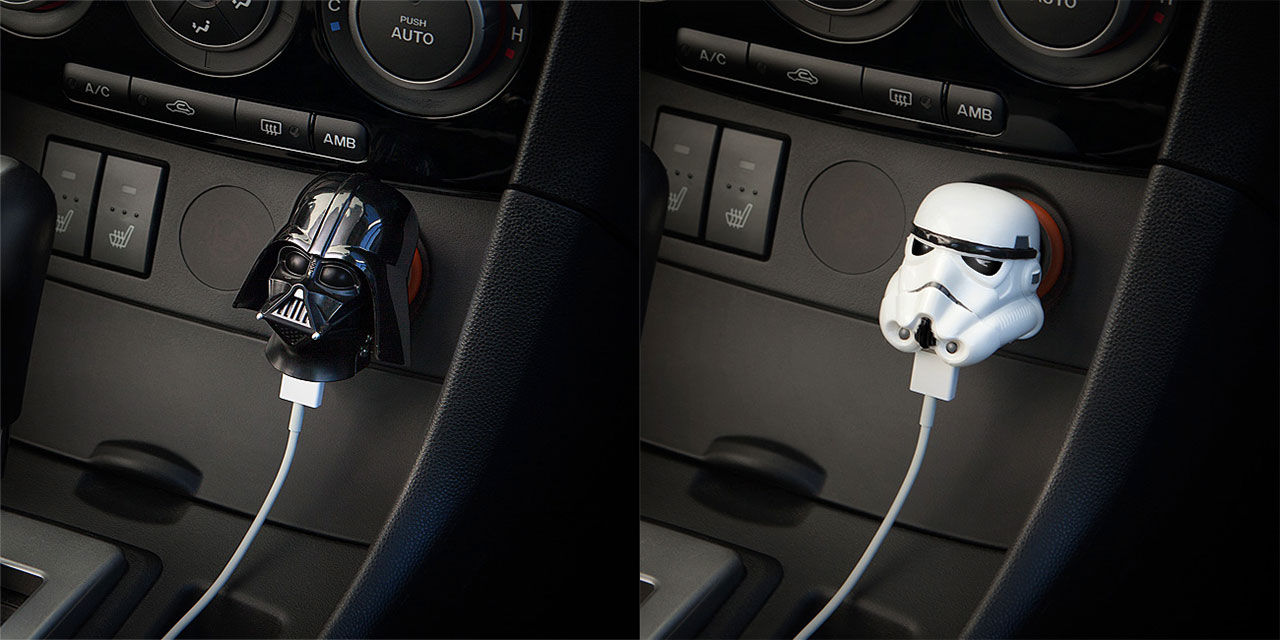 Darth Vader gör laddandet roligare i bilen