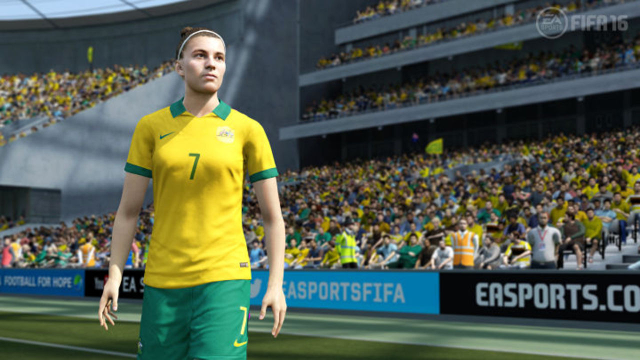 FIFA 16 lanseras med en kvinnlig spelare på omslaget