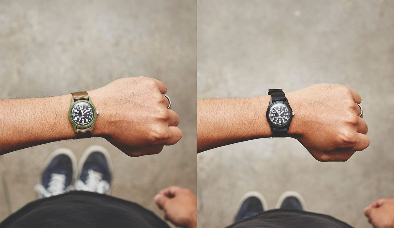 Klocka i stil med de från Vietnamkriget