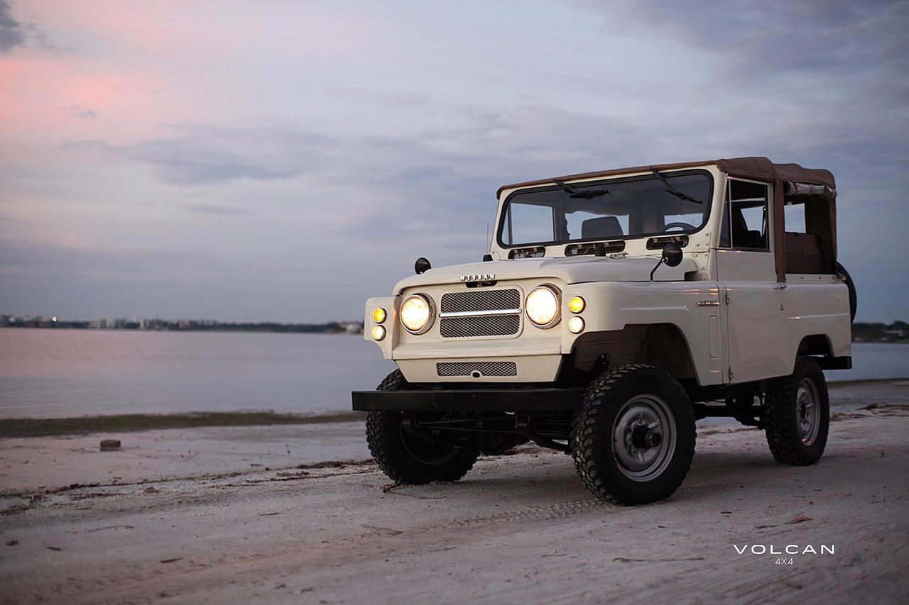 En fantastisk vintagejeep från Nissan