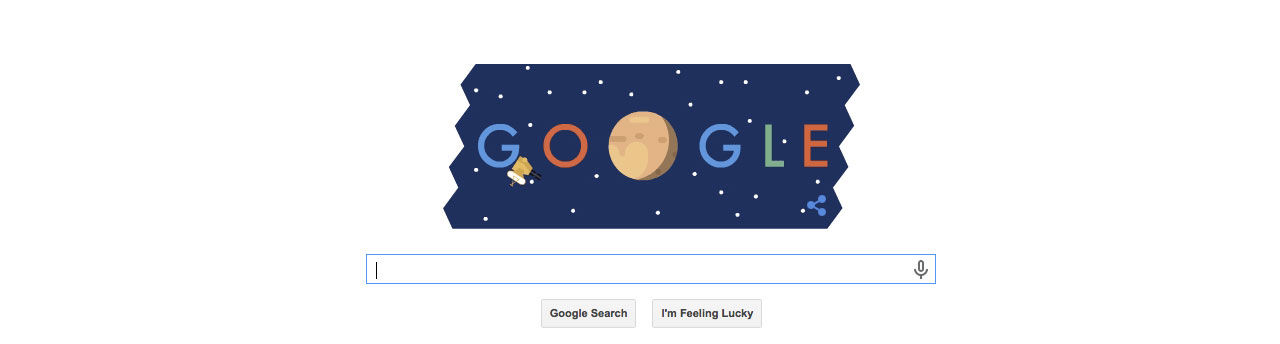 Google firar New Horizons Plutoresa