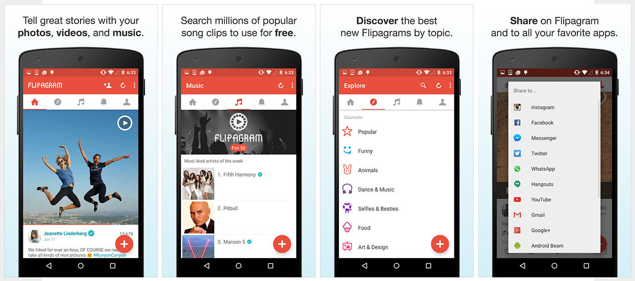 Flipagram börjar samarbeta med musikbolag