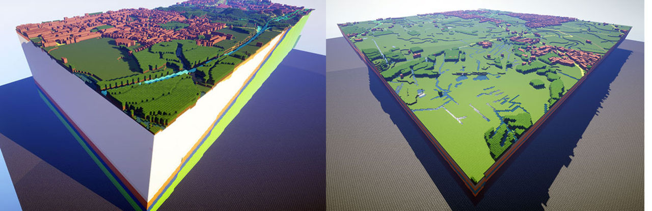 Brittiska geologer bygger modeller i Minecraft