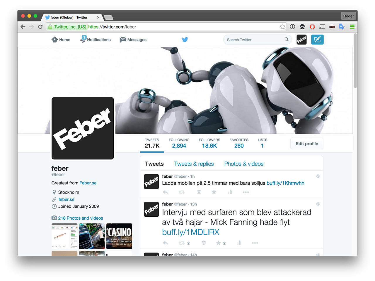 Twitter tar bort bakgrundsbilderna